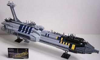 Набор LEGO MOC-1195 'Невидимая рука' - космический крейсер