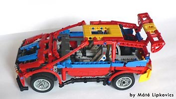 Набор LEGO MOC-1215 Маленькая раллийная машина