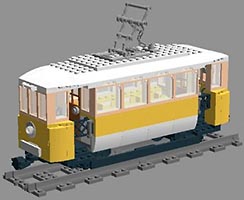 Набор LEGO MOC-1216 Трамвай CMG-1612