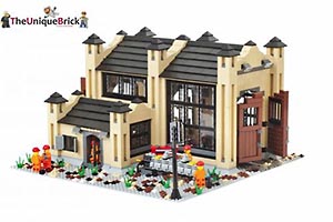 Набор LEGO MOC-1219 Железнодорожное депо