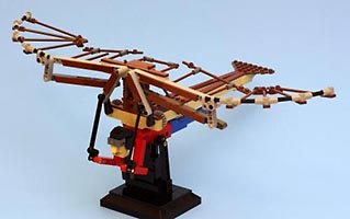 Набор LEGO MOC-1246 Летающая машина да Винчи