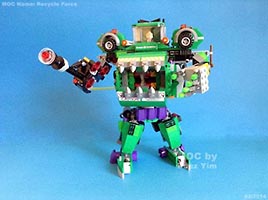 Набор LEGO MOC-1398 Мусорный робот