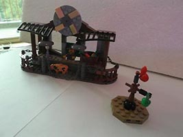 Набор LEGO MOC-1422 Продажа моркови и яблоня