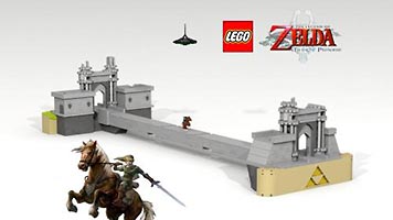 Набор LEGO MOC-1631 Мост через Элдин из игры 'Зельда: Сумеречная принцесса'