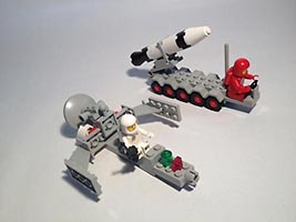 Набор LEGO Ракета на вездеходе и самолет обслуживания