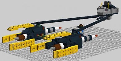 Набор LEGO MOC-1681 Спидер Эникина из первого эпизода