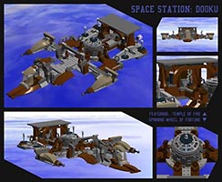 Набор LEGO MOC-1713 Космическая станция Дуку