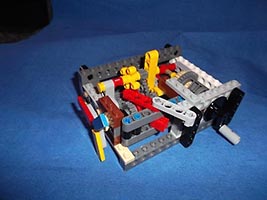 Набор LEGO MOC-1844 Коробка передач на три скорости