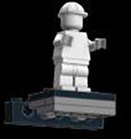 Набор LEGO MOC-1925 Простая витрина для мини-фигурки