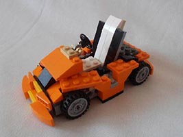 Набор LEGO MOC-1932 Оранжевый гоночный карт
