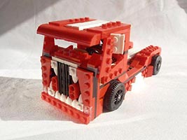 Набор LEGO MOC-1980 Ревущий гоночный грузовик