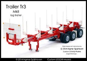 Набор LEGO MOC-2011 Прицеп для перевозки леса TR3 Mk2