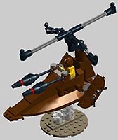 Набор LEGO MOC-2103 Скиф на пустынном паруснике