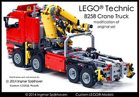 Набор LEGO Модификация набора 8258 'Кран-грузовик'