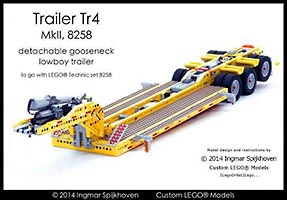 Набор LEGO Прицеп-платформа TR4 MK2 для набора 8258