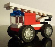 Набор LEGO Пожарная машина с вращающейся лестницей