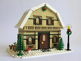 Набор LEGO MOC-2587 Сарай зимой