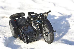 Набор LEGO MOC-2611 Коляская к мотоциклу BMW R-12