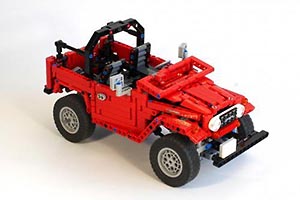 Набор LEGO MOC-2768 Тойота Ланд Крузер FJ40 Кабриолет