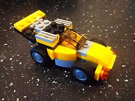 Набор LEGO MOC-2777 Реактивный автомобиль