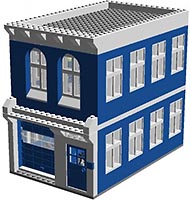 Набор LEGO MOC-2847 Апартаменты Бенни и гараж