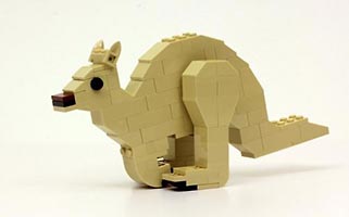 Набор LEGO MOC-2892 Прыгающий кенгуру