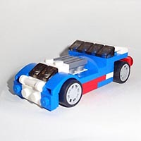 Набор LEGO MOC-2921 Гоночный хот-род