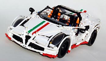 Набор LEGO MOC-2927 Альфа Ромео 4С Спайдер