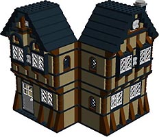 Набор LEGO MOC-2937 Дом в стиле Тюдор
