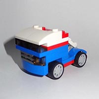 Набор LEGO MOC-2984 Грузовик-тягач для полуприцепа