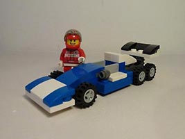 Набор LEGO MOC-3014 3-х осная гоночная машина