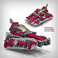 Набор LEGO Космический корабль Бендера (Футурама)