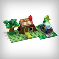 Набор LEGO Маленький домик в лесу