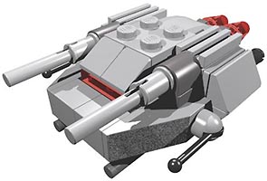 Набор LEGO MOC-3682 Мини-истребитель 4