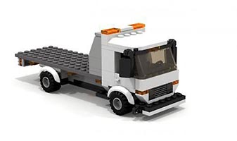 Набор LEGO MOC-3694 Грузовик-тягач с платформой