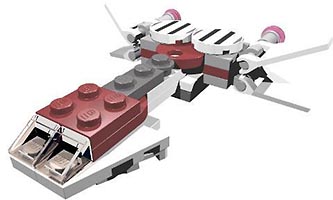 Набор LEGO MOC-3715 Мини-истребитель 5