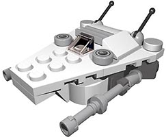 Набор LEGO MOC-3761 Мини-истребитель 7