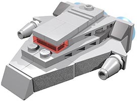 Набор LEGO MOC-3816 Мини-истребитель 8