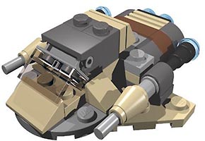 Набор LEGO MOC-4020 Мини-истребитель
