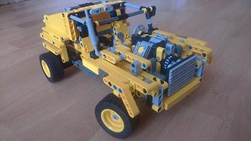 Набор LEGO MOC-4178 Грузовик-внедорожник