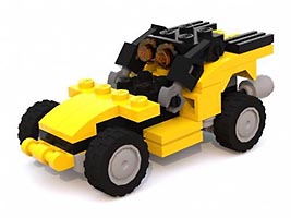Набор LEGO MOC-4187 Пустынная машина