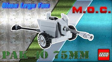 Набор LEGO MOC-4415 Пушка Pak 40