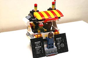 Набор LEGO MOC-4566 Лоток с шаурмой
