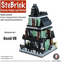 Набор LEGO MOC-4606 Дом с привидениями (мини)