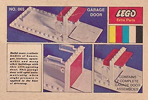 Набор LEGO Дверь гаража
