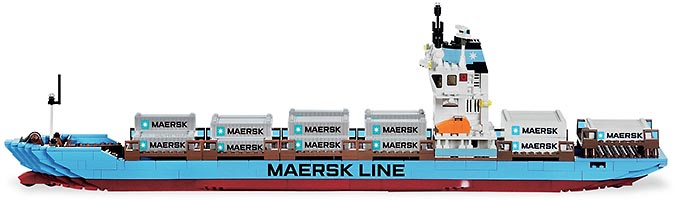 Набор LEGO Контейнерное судно Maersk Издание 2010 года