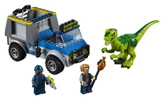 Набор LEGO 10757 Грузовик спасателей для перевозки раптора