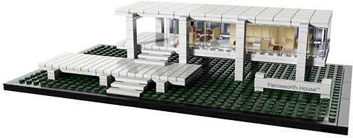 Набор LEGO 21009 Дом Фарнсуорта (Стеклянный дом)