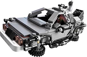 Набор LEGO 21103 Назад в будущее: DeLorean машина времени
