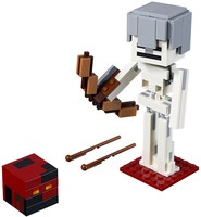 Набор LEGO 21150 Большие фигурки скелет с кубом магмы